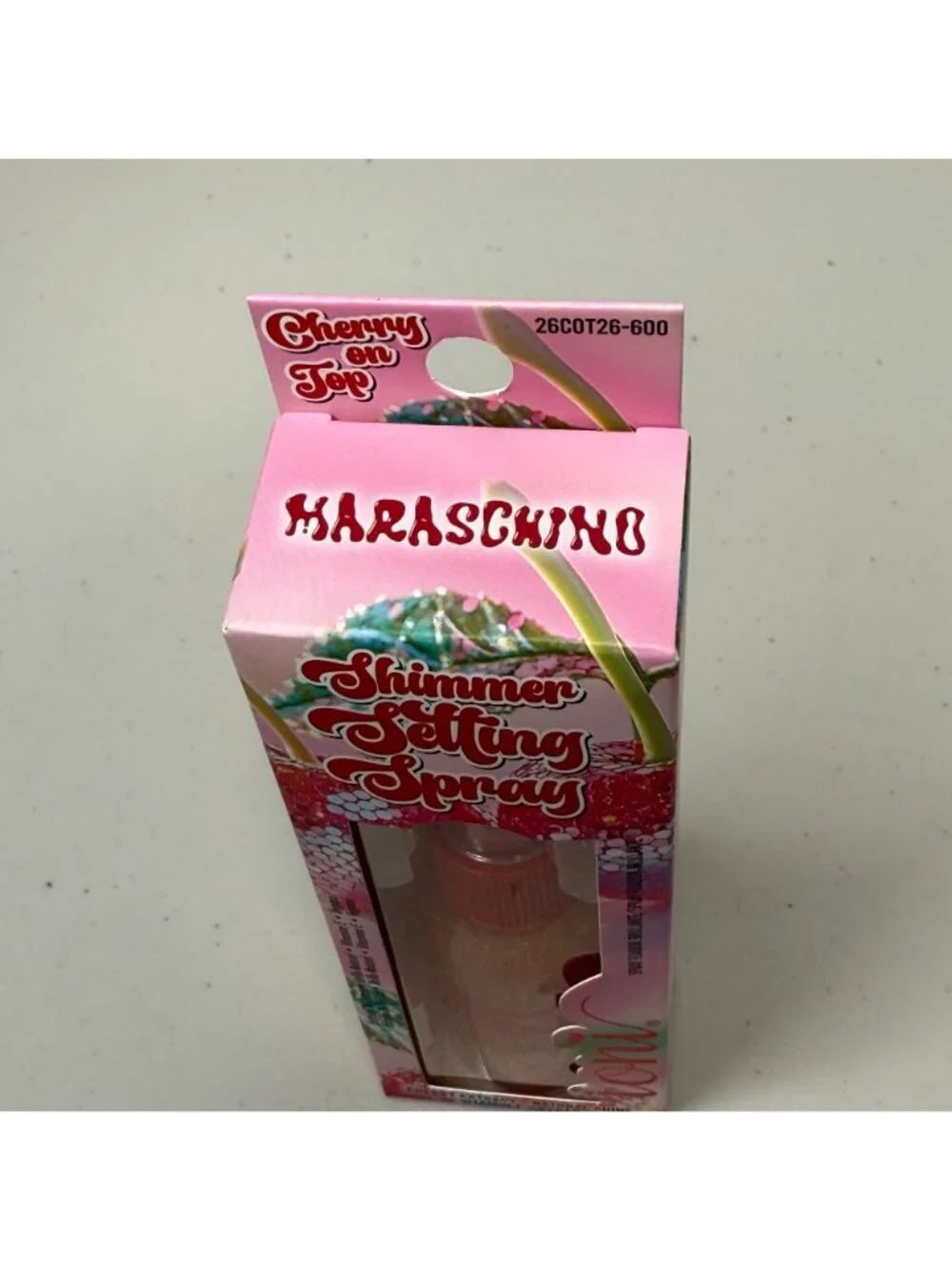Ioni Shimmer Setting Spray Maraschino Cherry Vegan Glow Natural Shine
